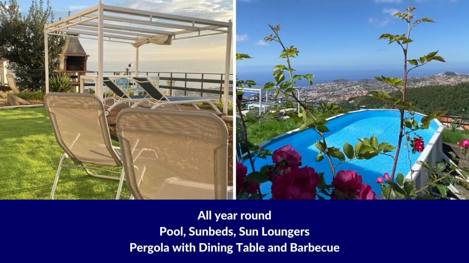 Studio Geek Villa - Open Space - 5M From 5 Top Attractions - Pool All Year Round, Dining Pergola, Barbecue - Funchal Matrix Holiday Home المظهر الخارجي الصورة